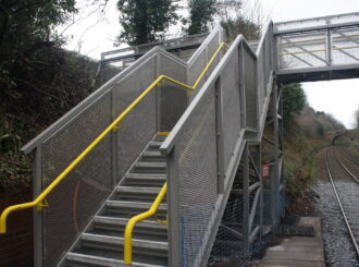 C798 Footbridge Stairs Cultra Nir 22 03 25 Photo 16